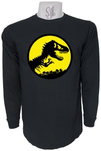 Polera De Hombre Manga Larga Jurassic World
