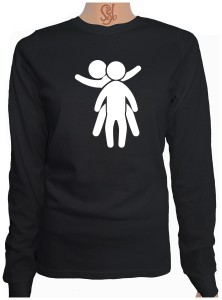 Polera De Mujer Manga Larga Siluetas Insinuantes