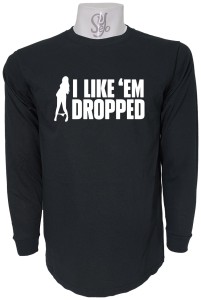 Polera De Hombre Manga Larga Me Gustan Caidos, I LIKE EM DROPPED