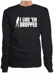 Polera De Mujer Manga Larga Me Gustan Caidos, I LIKE EM DROPPED