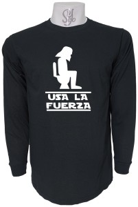 Polera De Hombre Manga Larga Darth Vader en el WC Star Wars
