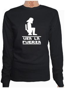 Polera De Mujer Manga Larga Darth Vader en el WC Star Wars