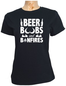 Polera De Mujer Beer Boobs And Bonfires