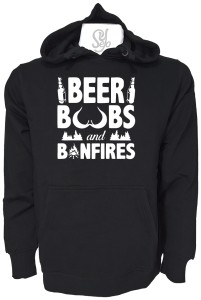 Poleron Con Capucha Beer Boobs And Bonfires