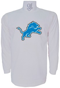 Polera De Hombre Manga Larga Detroit Lions Logo