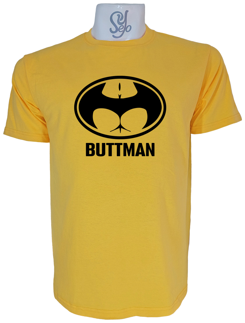 Polera de Hombre SUPERHEROE BUTTMAN, BATMAN 7 Polera de Hombre SUPERHEROE BUTTMAN, BATMAN