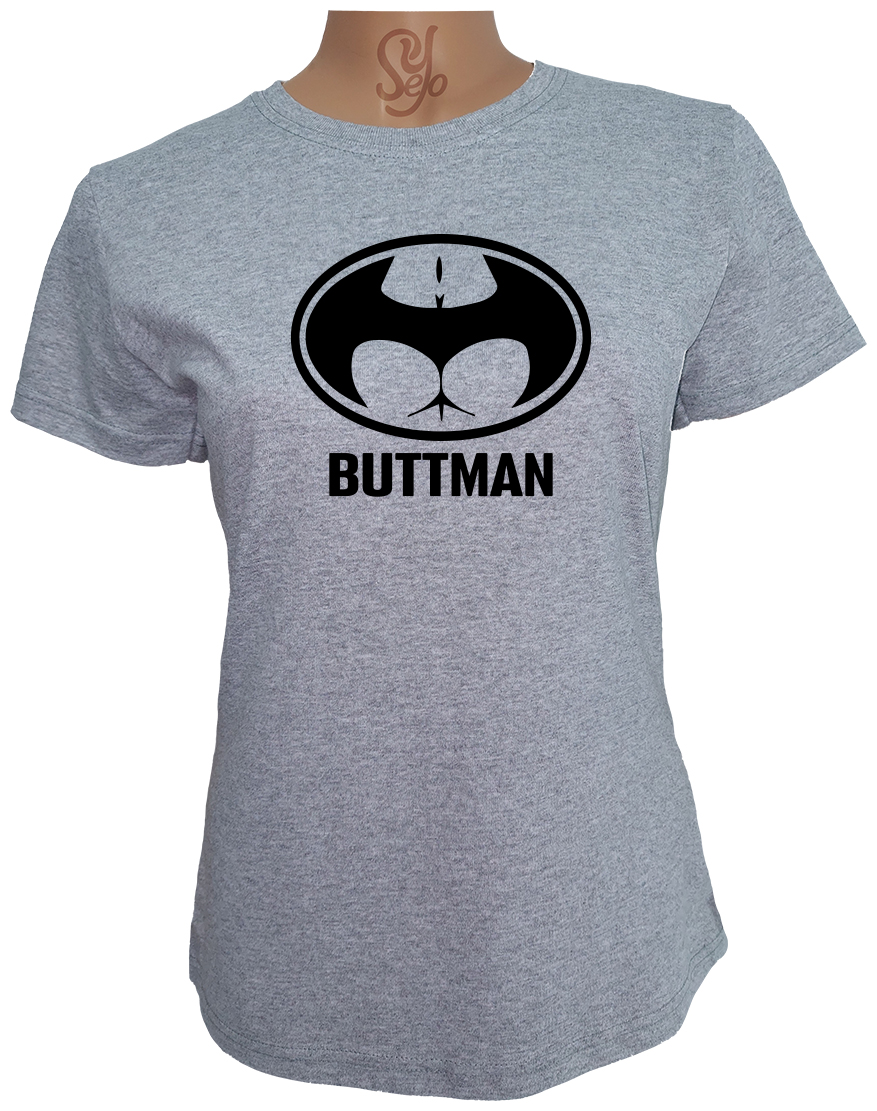 Polera De Mujer SUPERHEROE BUTTMAN, BATMAN 2 Polera De Mujer SUPERHEROE BUTTMAN, BATMAN