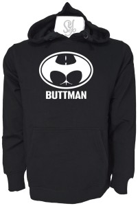 Poleron Con Capucha SUPERHEROE BUTTMAN, BATMAN