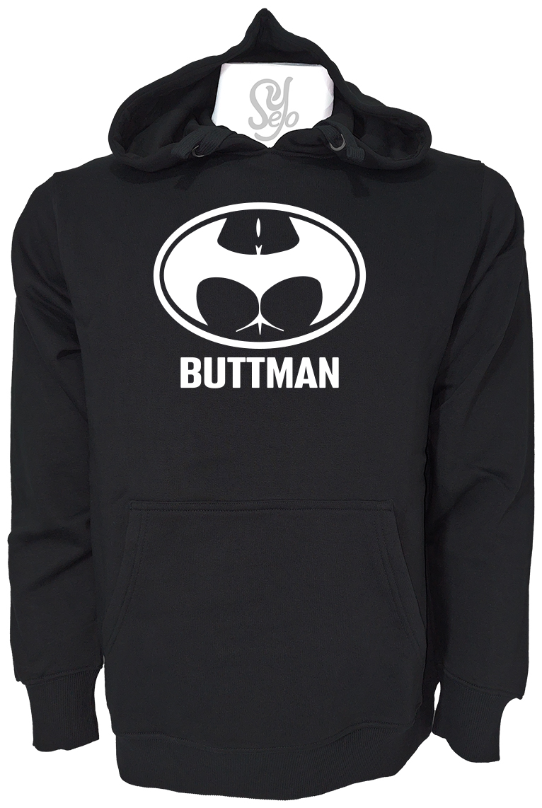 Poleron Con Capucha SUPERHEROE BUTTMAN, BATMAN 1 Poleron Con Capucha SUPERHEROE BUTTMAN, BATMAN
