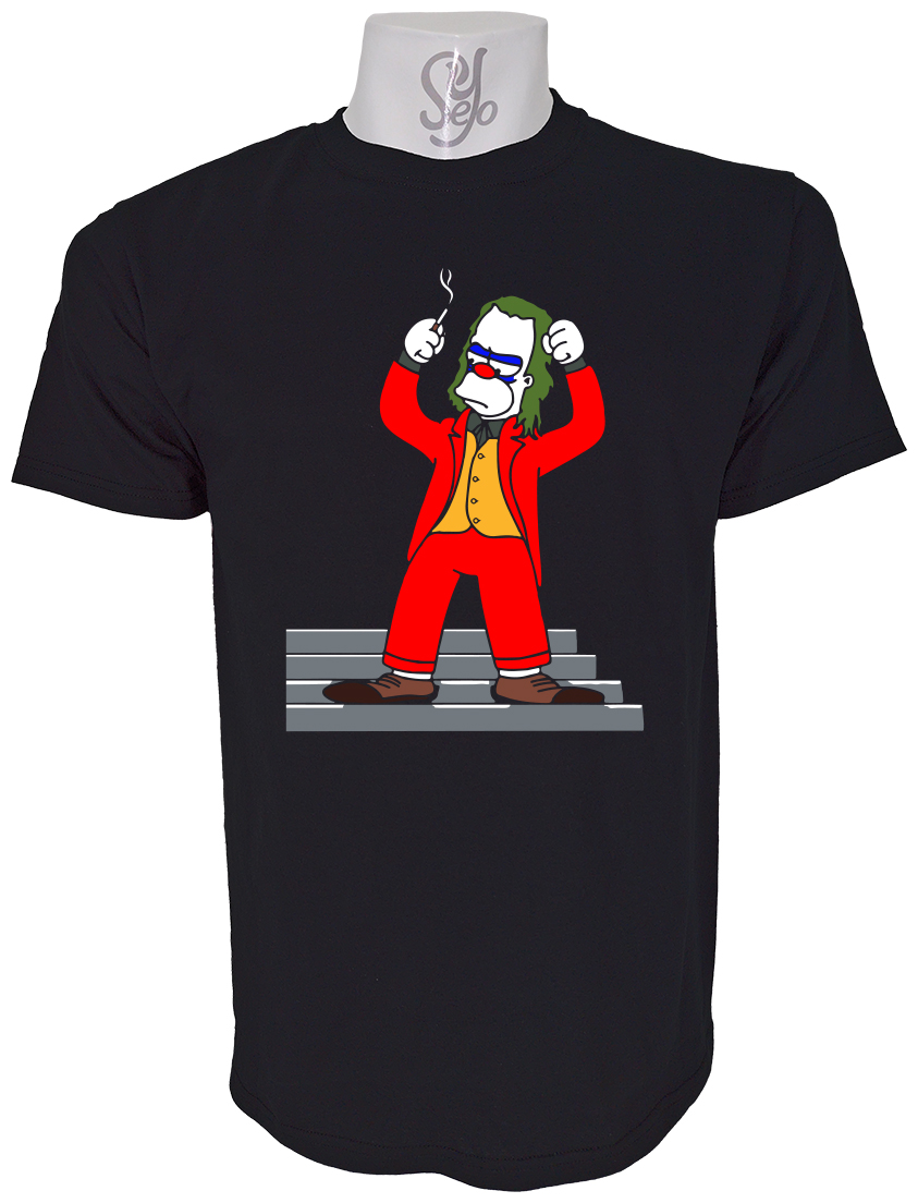 Polera de Hombre Krusty Guasón, Krusty El payaso Joker 1 Polera de Hombre Krusty Guasón, Krusty El payaso Joker