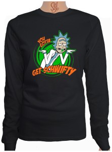 Polera De Mujer Manga Larga Rick And Morty, Ponte Rickoso