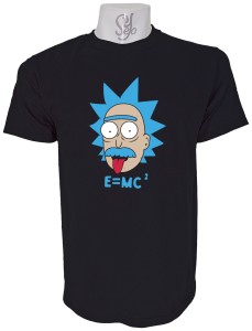 Polera de Hombre Rick Einstein, Rick And Morty