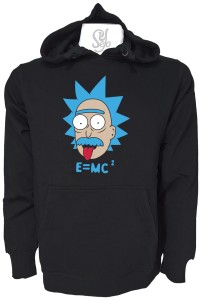 Poleron Con Capucha Rick Einstein, Rick And Morty
