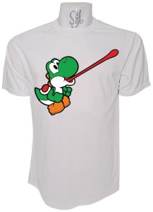 Polera de Hombre Yoshi juego Mario Bros