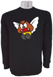 Poleron Polo Goomba Alado juego Mario Bros