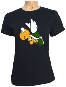 Polera De Mujer Koopa Troopa Alado, Mario Bros