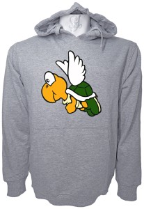 Poleron Con Capucha Koopa Troopa Alado, Mario Bros