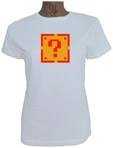 Polera De Mujer Caja Sorpresa, Mario Bros