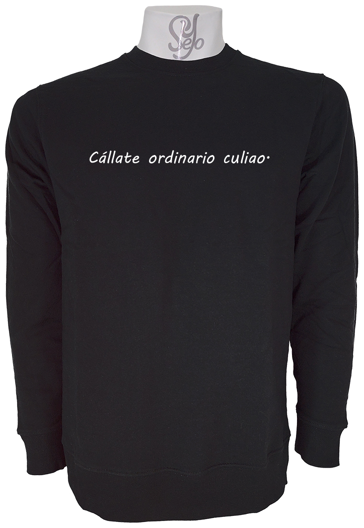 Poleron Polo Con Frase:Callate Ordinario Culiao! 1 Poleron Polo Con Frase:Callate Ordinario Culiao!