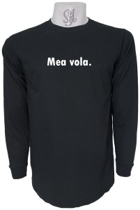 Polera De Hombre Manga Larga Frase Chilena: Mea vola