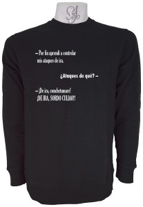 Poleron Polo Frase: Por fin aprendí a controlar la ira