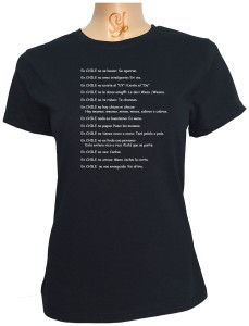 Polera De Mujer Lenguaje Chileno