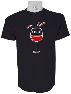 Polera de Hombre El Mejor Vino, Vino Chileno