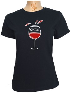 Polera De Mujer El Mejor Vino, Vino Chileno