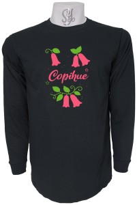 Polera De Hombre Manga Larga Copihue flor nacional de Chile