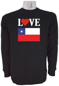 Poleron Polo Love Chile, Amo Chile fiestas 18 septiembre