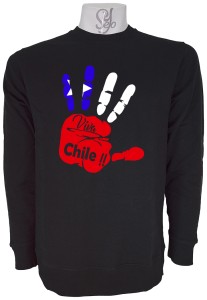 Poleron Polo Bandera en mano, Viva Chile 18 septiempre