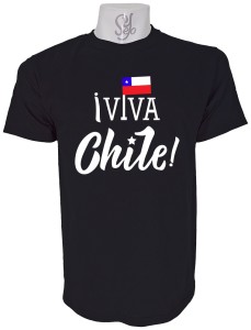 Polera de Hombre Viva Chile celebración 18 septiembre