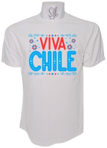 Polera de Hombre Viva Chile celebracion 18 septiembre