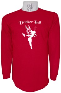 Polera De Hombre Manga Larga Drinkerbell TinkerBell Disney