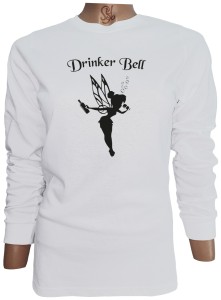 Polera De Mujer Manga Larga Drinkerbell TinkerBell Disney