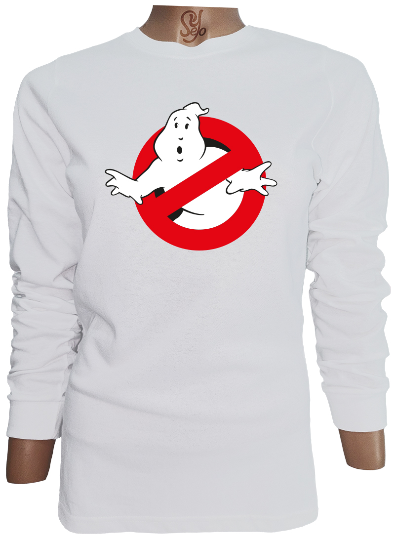 Polera De Mujer Manga Larga Ghostbusters, Los cazafantasmas 2 Polera De Mujer Manga Larga Ghostbusters, Los cazafantasmas