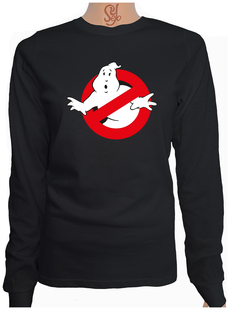 Polera De Mujer Manga Larga Ghostbusters, Los cazafantasmas 1 Polera De Mujer Manga Larga Ghostbusters, Los cazafantasmas