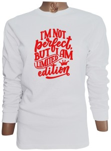 Polera De Mujer Manga Larga I am not perfect but I am limited edition