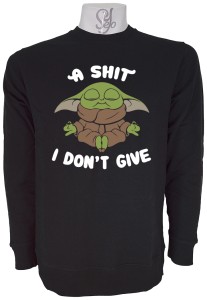 Poleron Polo A Shit I Dont Give. Yoda Star Wars