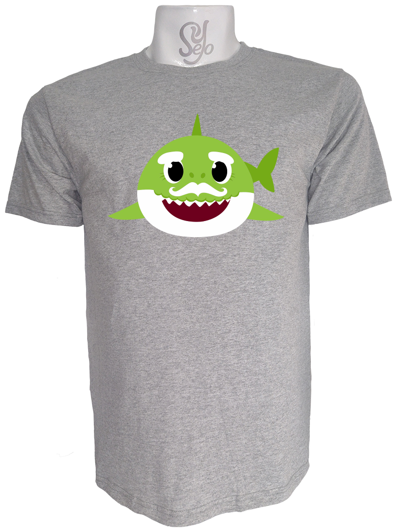 Polera Para Parejas Baby shark Abuelo Y Abuela 4 Polera Para Parejas Baby shark Abuelo Y Abuela