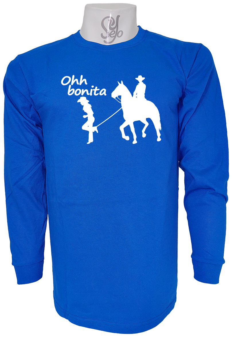 Polera Para Parejas Manga Larga Amor de Campo de Rancho Quieto Cabron OHH bonita 5 Polera Para Parejas Manga Larga Amor de Campo de Rancho Quieto Cabron OHH bonita