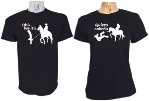 Polera Para Parejas Amor de Campo de Rancho Quieto Cabron OHH bonita