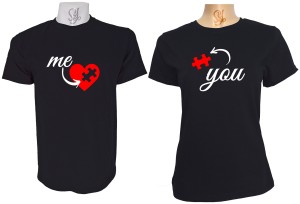 Polera Para Parejas ME and YOU, Novios Enamorados