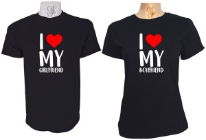 Polera Para Parejas I LOVE MY GIRLFRIEND BOYFRIEND Pololos