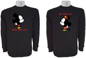 Poleron Polo Mickey y Minnie Enamorados Dia Del Amor