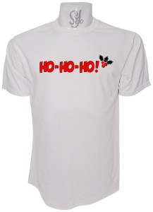 Polera de Hombre HO HO HO Feliz Navidad