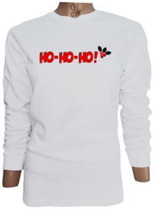 Polera De Mujer Manga Larga HO HO HO Feliz Navidad