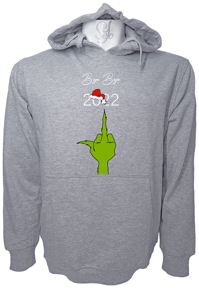 Poleron Con Capucha Grinch bye bye 2022 2 Poleron Con Capucha Grinch bye bye 2022