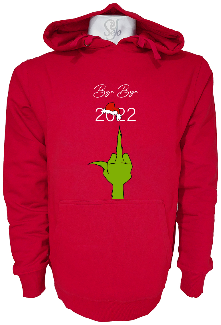 Poleron Con Capucha Grinch bye bye 2022 3 Poleron Con Capucha Grinch bye bye 2022