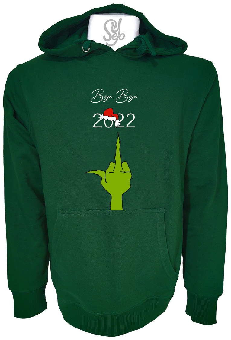 Poleron Con Capucha Grinch bye bye 2022 4 Poleron Con Capucha Grinch bye bye 2022